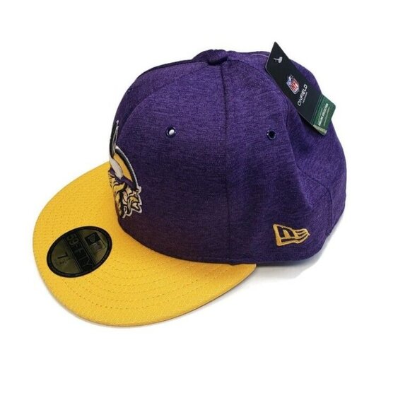 59Fifty New Era NFL Minnesota Vikings Fitted Sz 7 1/2 Hat Cap On Field Headwear - Picture 4 of 6